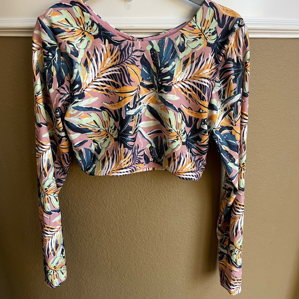PHAX Cropped Long Sleeve Rashguard Large